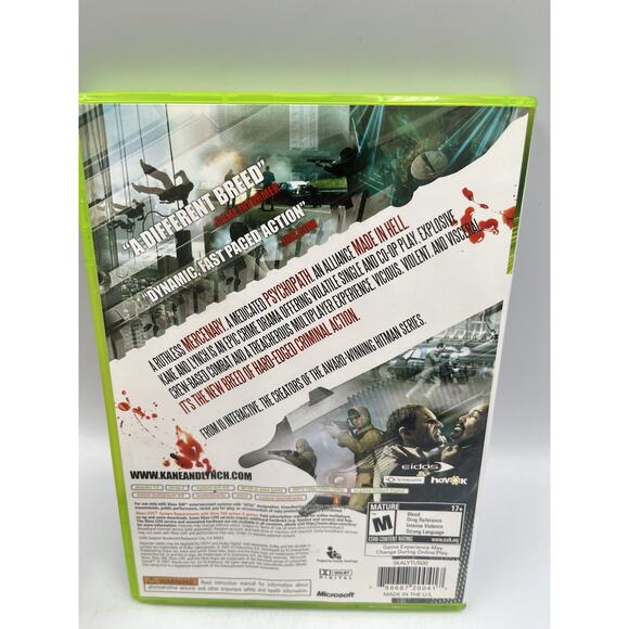 Kane & Lynch: Dead Men (Microsoft Xbox 360, 2007) Tested CIB - Picture 2 of 8